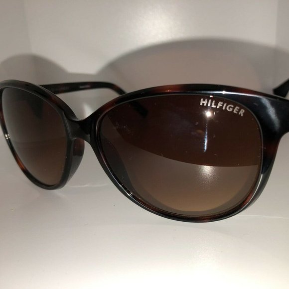 Tommy Hilfiger Womens Authentic Tortoise Shell Dark Brown Havana Glasses THDL40